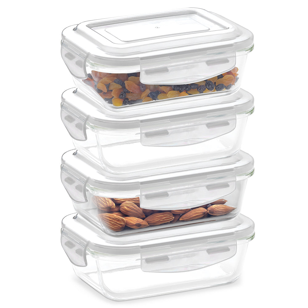 Borosil Klip n Store Rectangular Glass Container