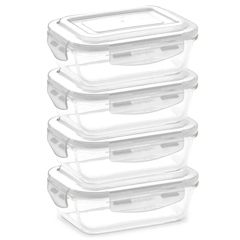 Borosil Klip n Store Rectangular Glass Container