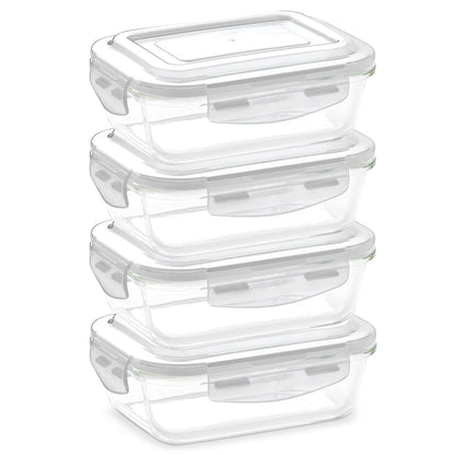 Borosil Klip n Store Rectangular Glass Container