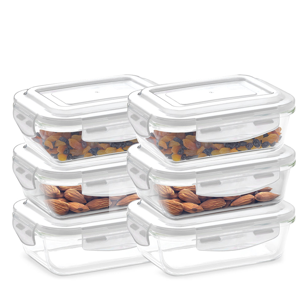Borosil Klip n Store Rectangular Glass Container