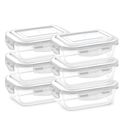 Borosil Klip n Store Rectangular Glass Container