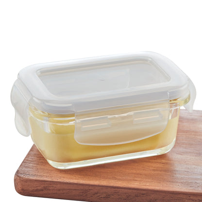 Borosil Klip n Store Rectangular Glass Container