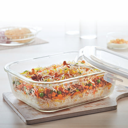 Tuff-Glass Klip n Store, Rectangular Container