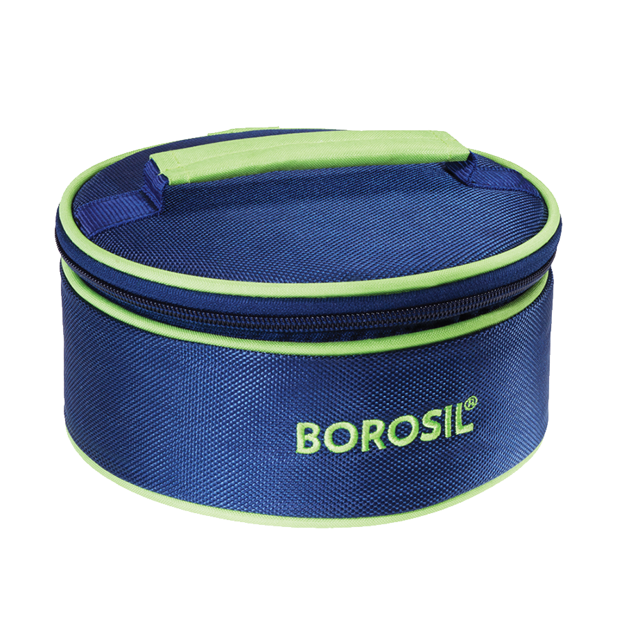 Klip N Store Round Glass Tiffin Box