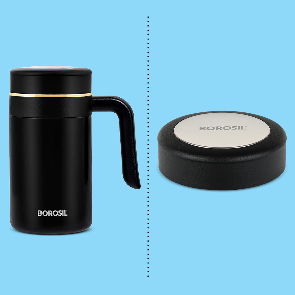 Spare Lid For Klassic Super Mug, 540ml, Black