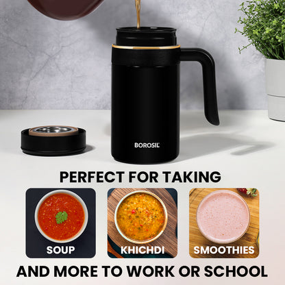 Klassic Super Vacuum Insulated Mug, Black