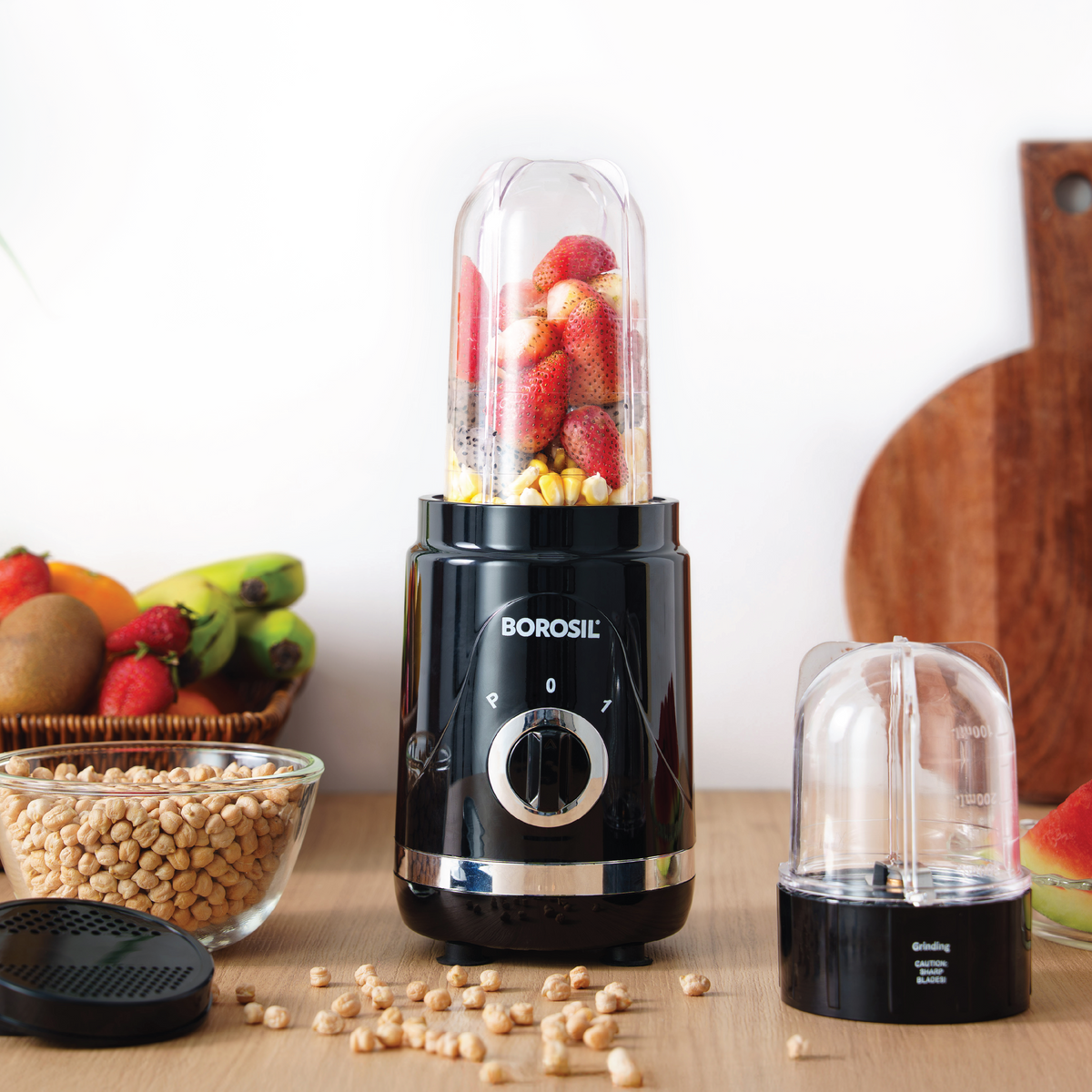 Nutrifresh NB04 Blender Grinder,  Black