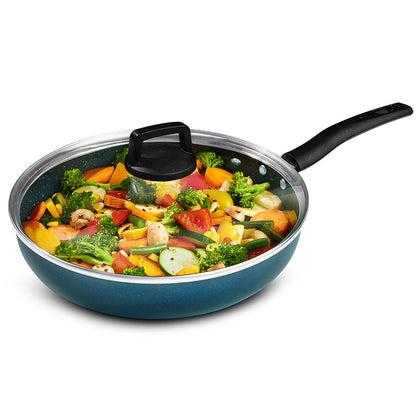 Borosil Pro Chef Non-stick Deep Pan w Lid, 22cm(1.5L)