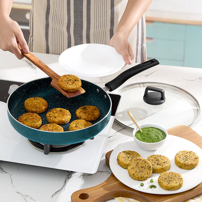 Borosil Pro Chef Non-stick Deep Pan w Lid, 26cm(2.7L)