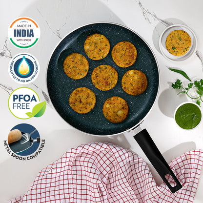 Borosil Pro Chef Non-stick Deep Pan w Lid, 26cm(2.7L)