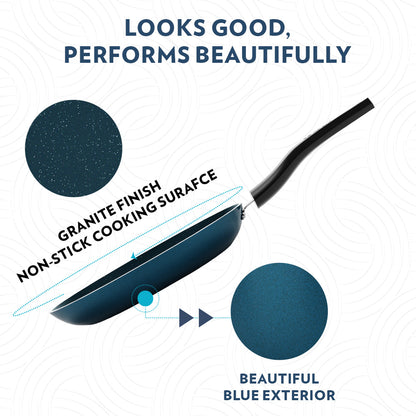 Borosil Pro Chef Non-stick Fry Pan, 26 cm