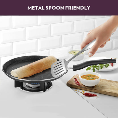 Borosil Granito Nonstick Tawa, Flat, 28 cm