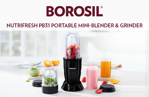 Borosil Buy Smoothie Maker Borosil NUTRIFRESH Smoothie Maker Juicer Mixer Grinder (Red