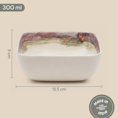 Lunar Orchid Porcelia Snack Bowl Set