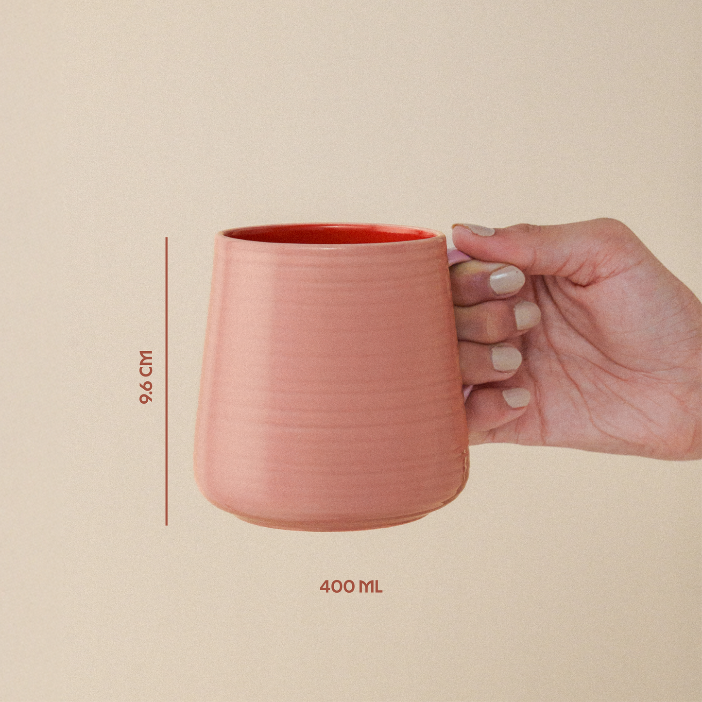 Bello Porcelia Mug, Blush