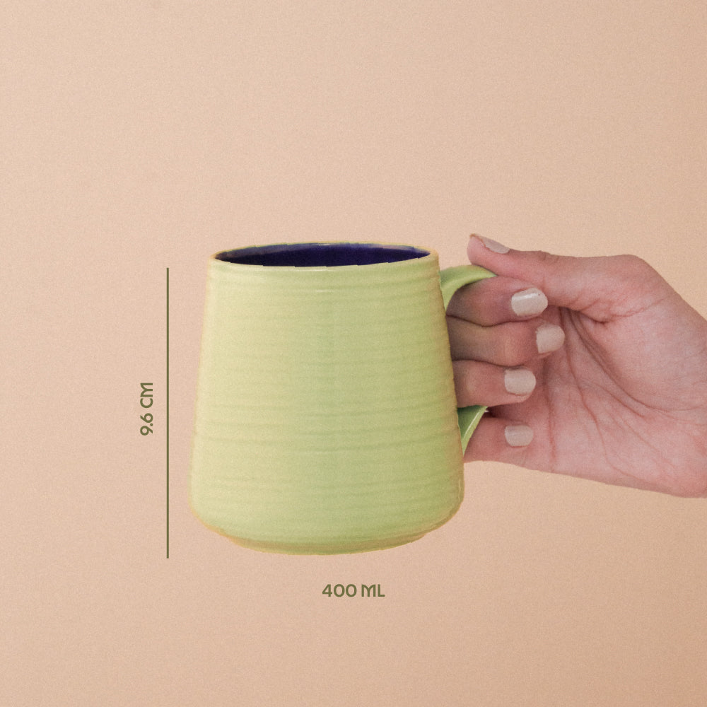 Porcelia Bello Mug, Mint - Set of 2