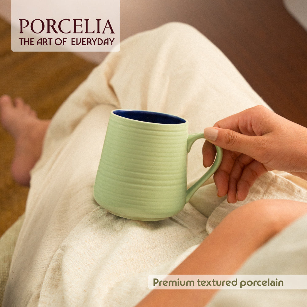 Porcelia Bello Mug, Mint - Set of 2