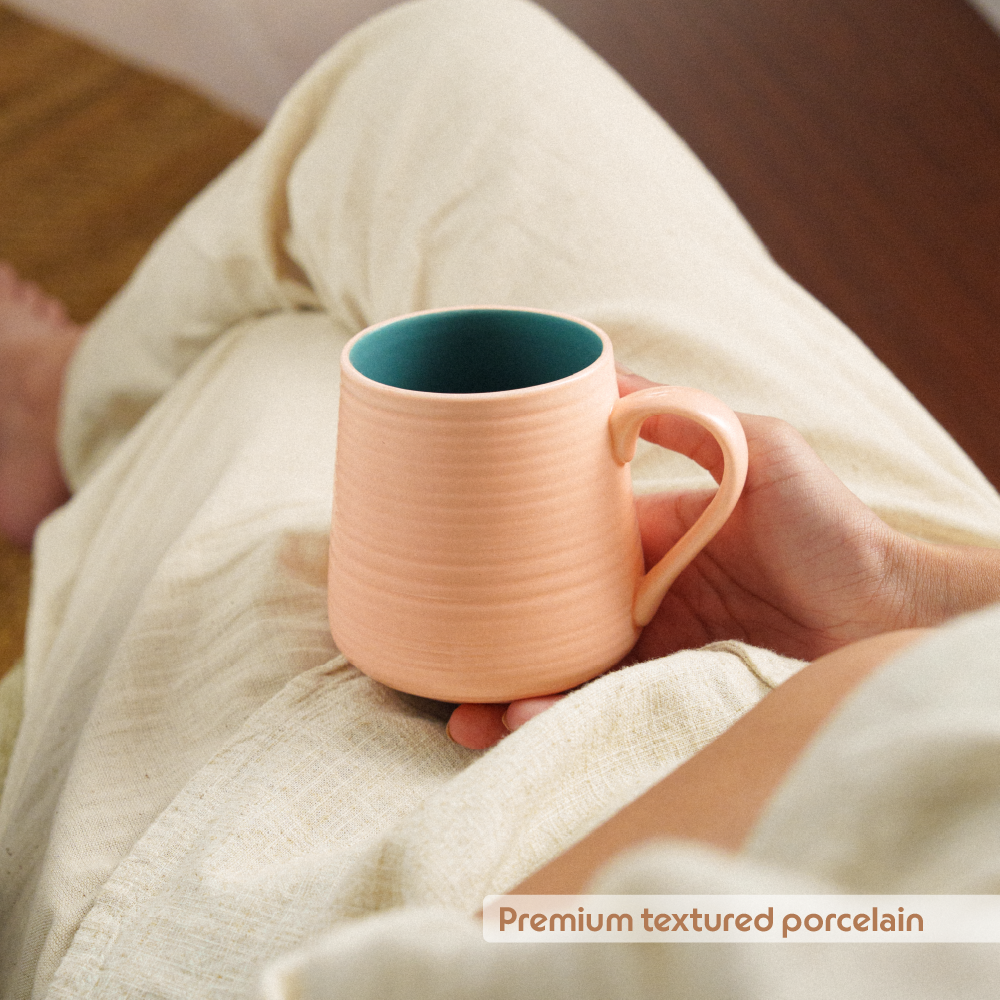 Bello Porcelia Mug, Peach