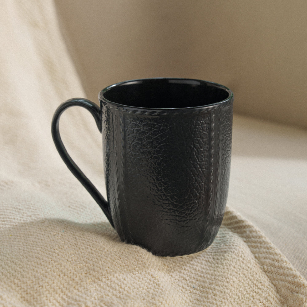 Porcelia Elva Mug, Coal - Set of 2