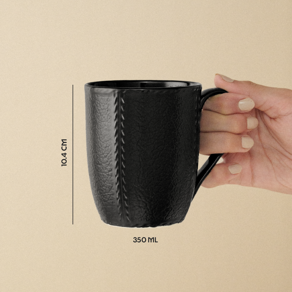Elva Porcelia Mug, Coal