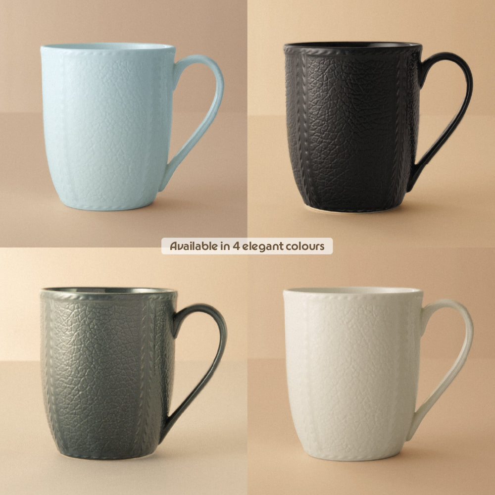 Porcelia Elva Mug, Ivory - Set of 2