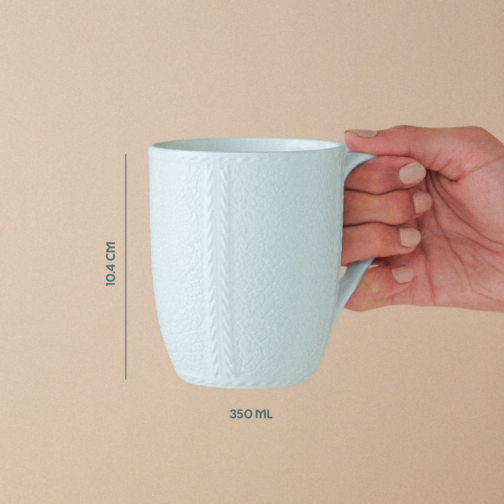 Porcelia Elva Mug, Sky - Set of 2
