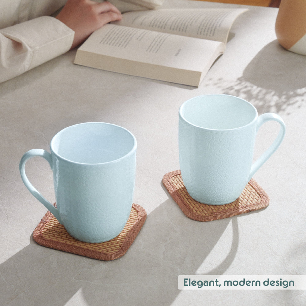 Porcelia Elva Mug, Sky - Set of 2