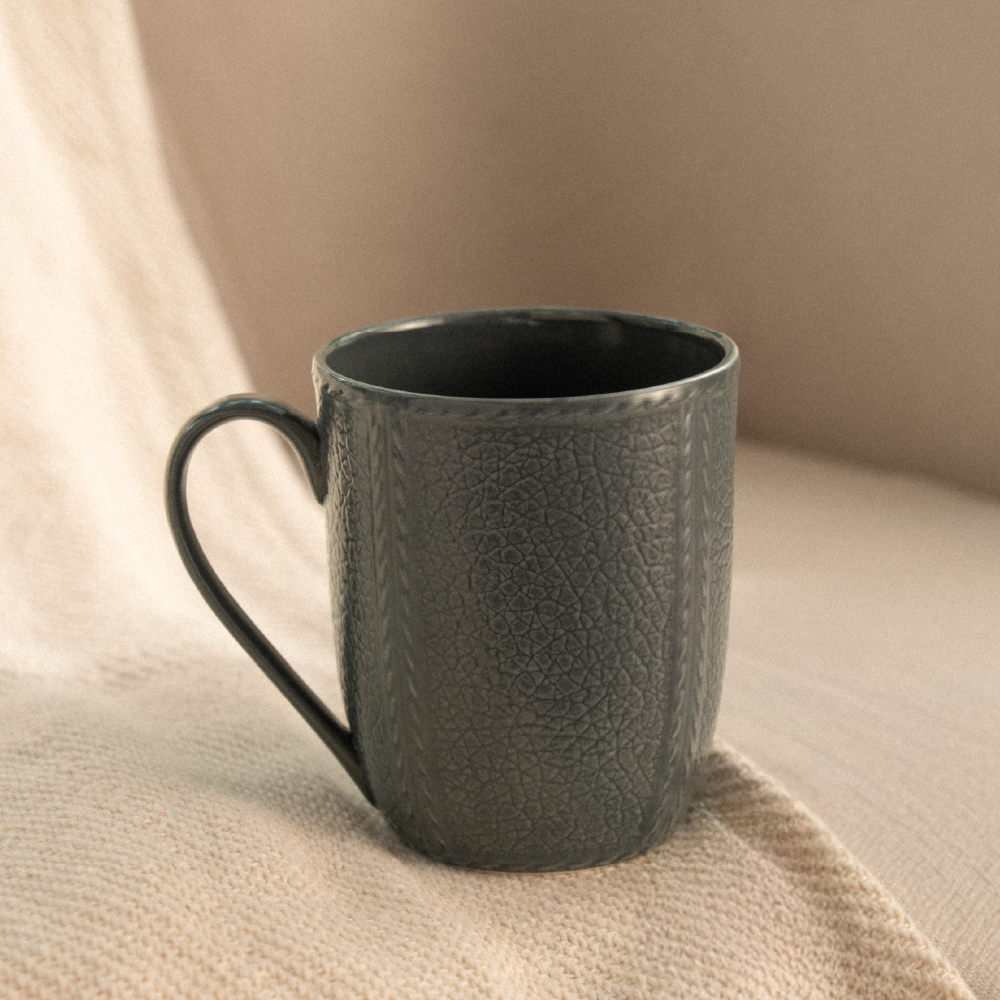 Porcelia Elva Mug, Slate - Set of 2
