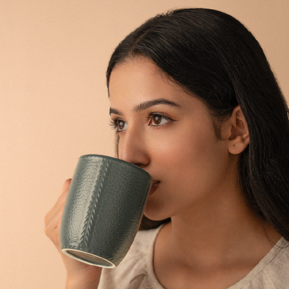 Porcelia Elva Mug, Slate - Set of 2