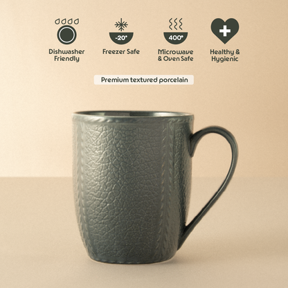 Elva Porcelia Mug, Slate