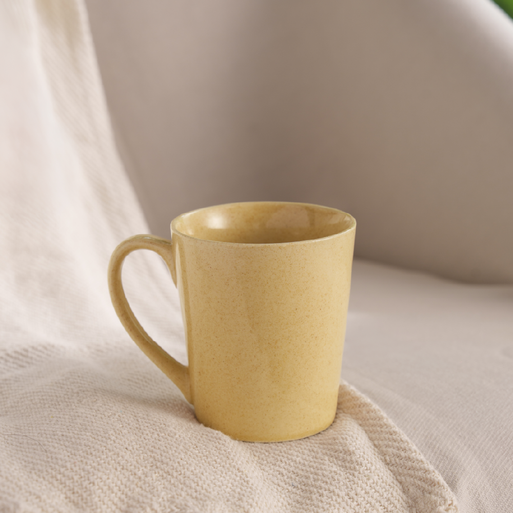 Porcelia Haven Mug, Butter - Set of 2