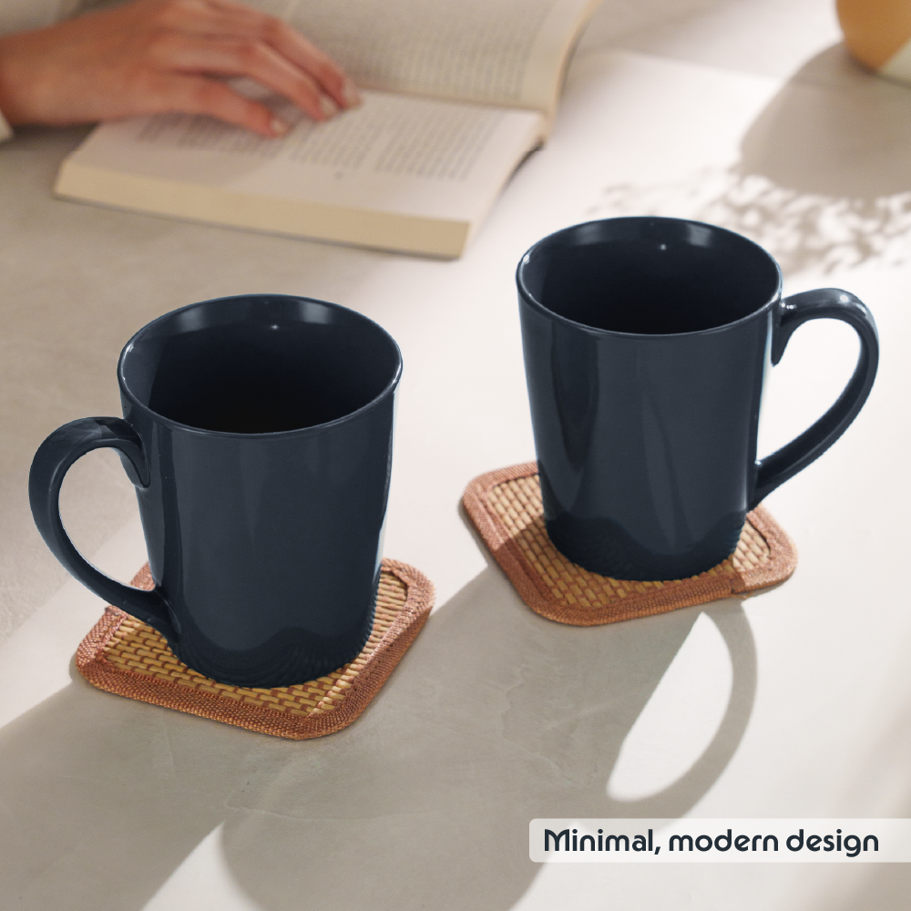 Porcelia Haven Mug, Denim - Set of 2