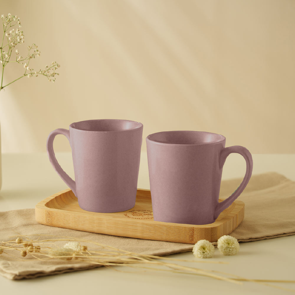 Haven Porcelia Mug Set, Lilac