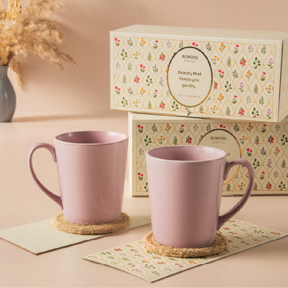 Porcelia Haven Mug, Lilac - Set of 2