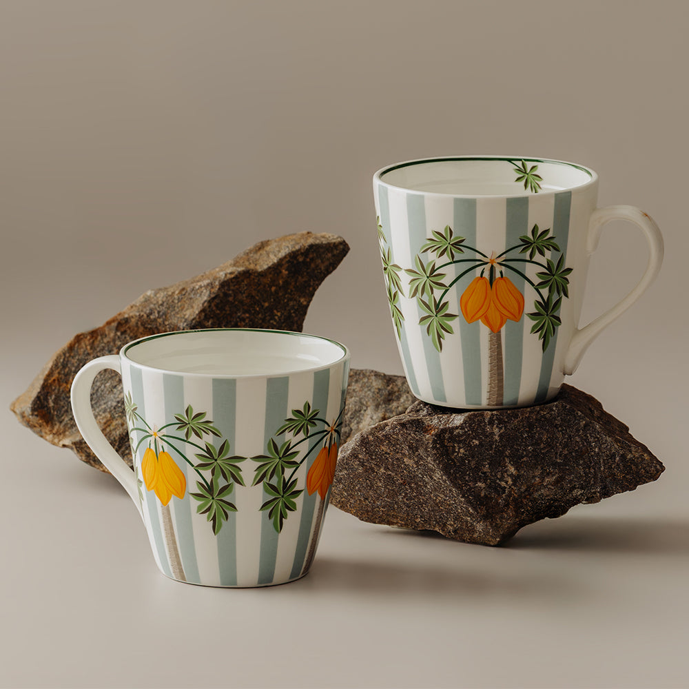 Tulip Havana Porcelia Mug Set