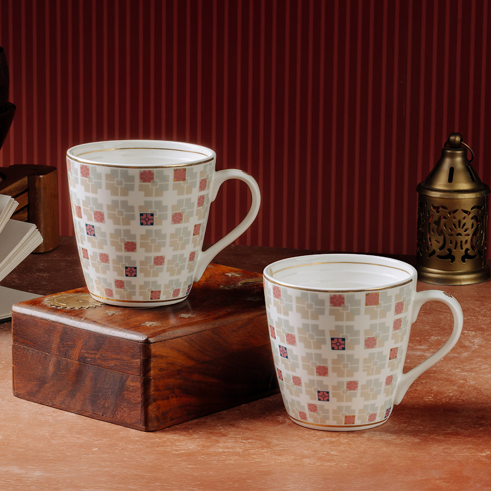 Tulip Velour Porcelia Mug Set