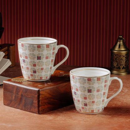 Tulip Velour Porcelia Mug Set