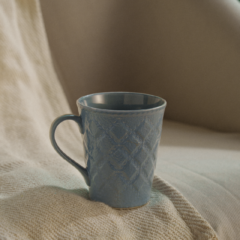 Velvetto Porcelia Mug, Ash