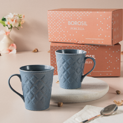 Velvetto Porcelia Mug, Ash