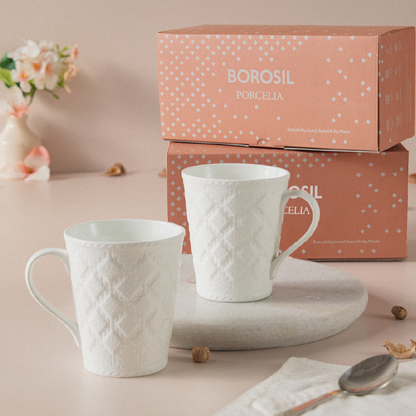 Velvetto Porcelia Mug, Ivory