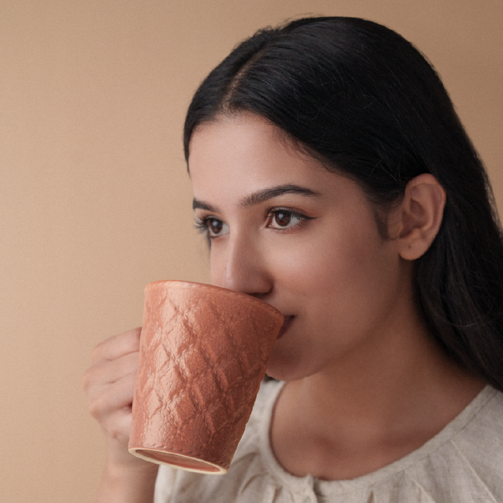 Porcelia Velvetto Mug, Merlot - Set of 2