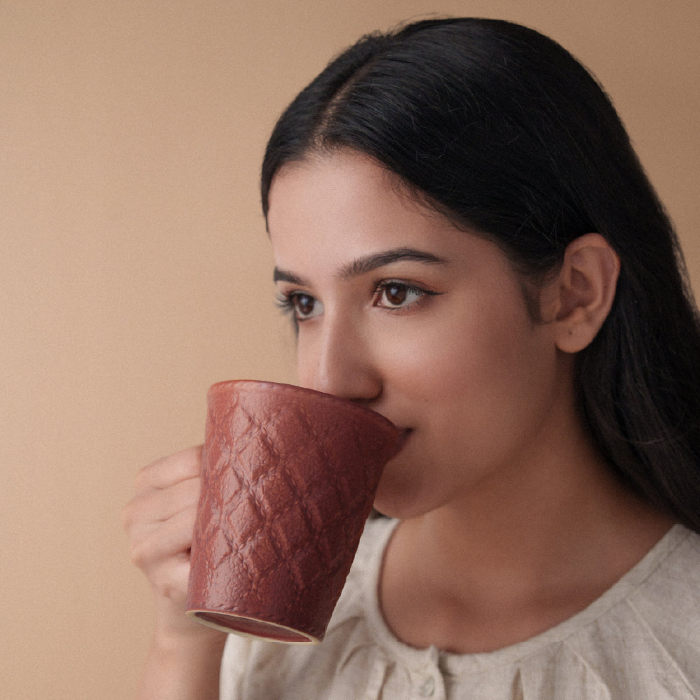 Porcelia Velvetto Mug, Terra - Set of 2