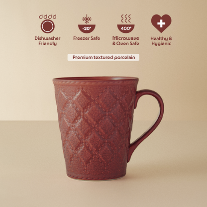 Velvetto Porcelia Mug, Terra