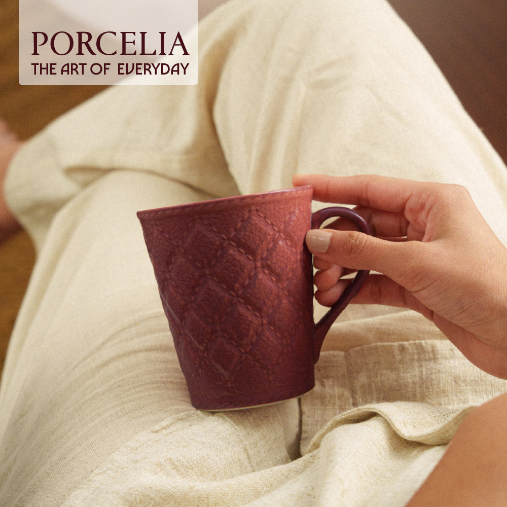 Porcelia Velvetto Mug, Terra - Set of 2