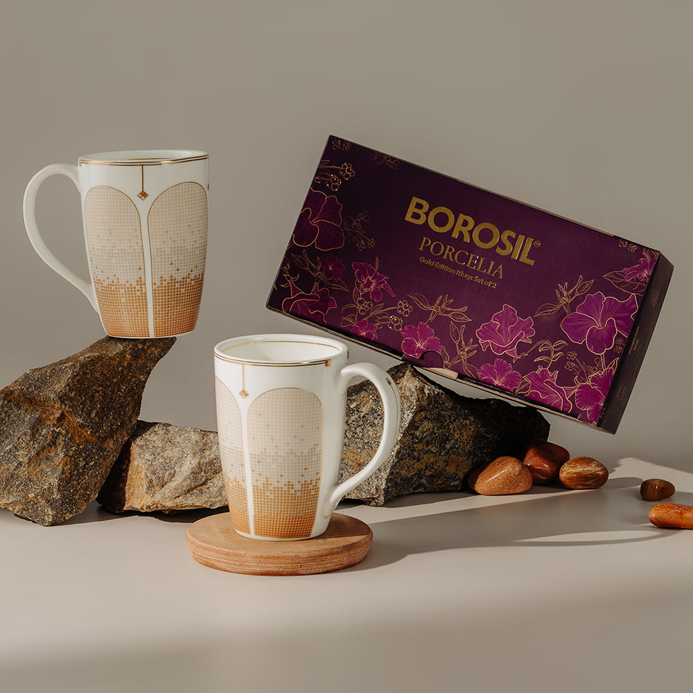 Zen Crema Porcelia Mug Set