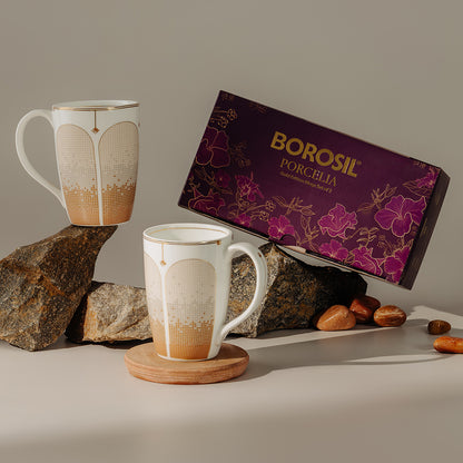 Zen Crema Porcelia Mug Set