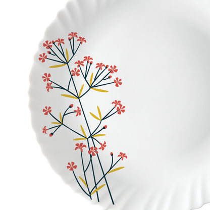 Larah Red Bud 19 pc Dinner Set