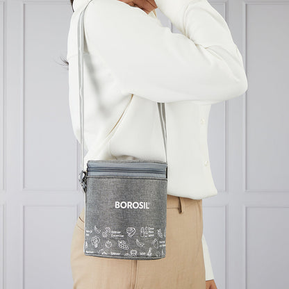 Slate Round Stainless Steel Lunchbox