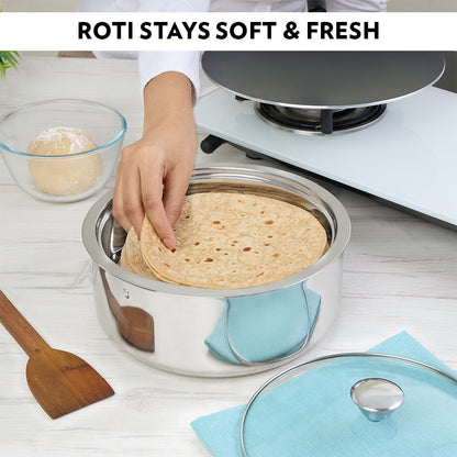 Borosil Servefresh Roti Server, 2.5L