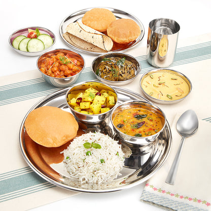 Borosil 51-piece Stainless Steel Dinner Set